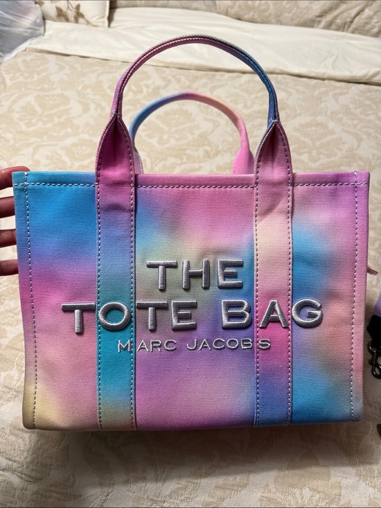 Marc Jacobs Handbags - NEW Authentic Medium Marc Jacobs Pastel Tie-Dye Tote in Pink & Blue